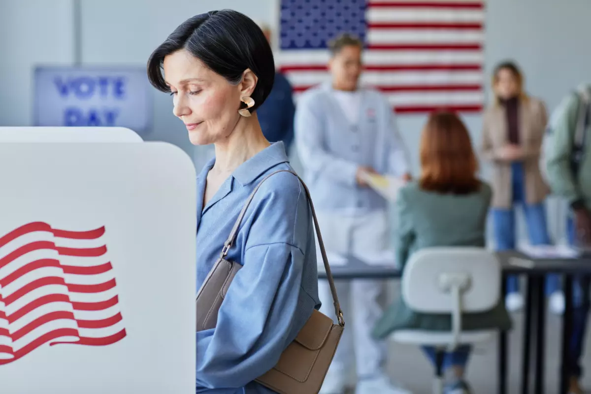 Individual voting at booth