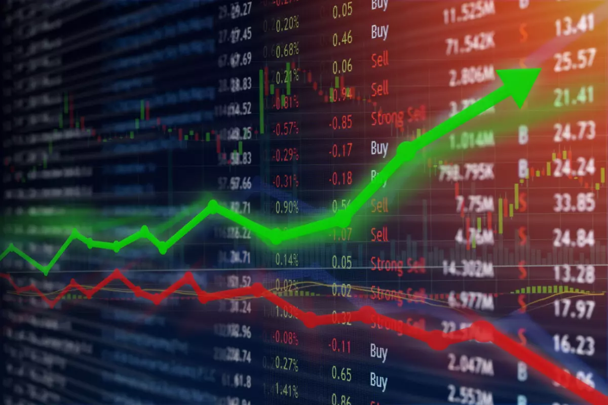 Stock market graphs